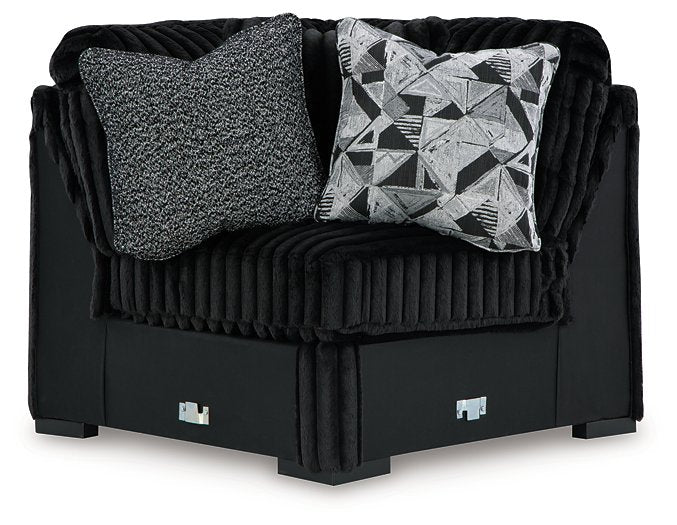 Midnight-Madness Sectional with Chaise - Dayton Discount Furniture