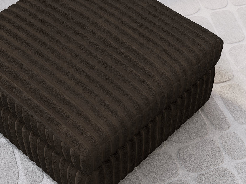 Midnight-Madness Oversized Accent Ottoman