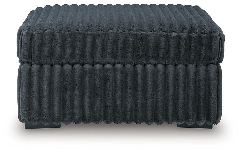 Midnight-Madness Oversized Accent Ottoman - Dayton Discount Furniture