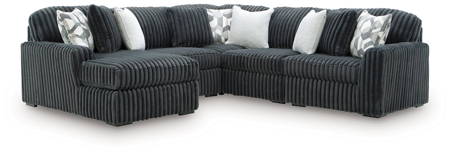 Midnight-Madness Sectional with Chaise - Dayton Discount Furniture