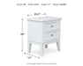 Trulani Nightstand Nightstand Ashley Furniture