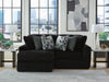 Midnight-Madness Sectional with Chaise Sectional Ashley Furniture