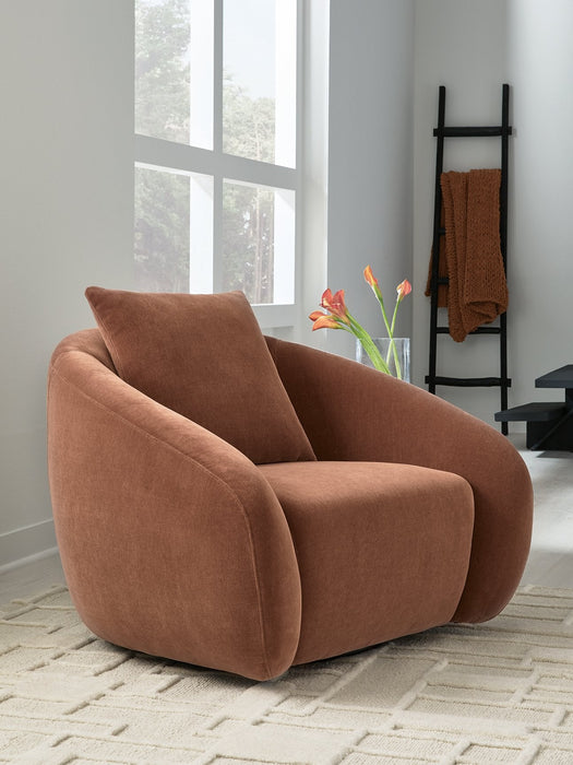 Yahya Swivel Accent Chair - Dayton Discount Furniture