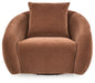 Yahya Swivel Accent Chair - Dayton Discount Furniture