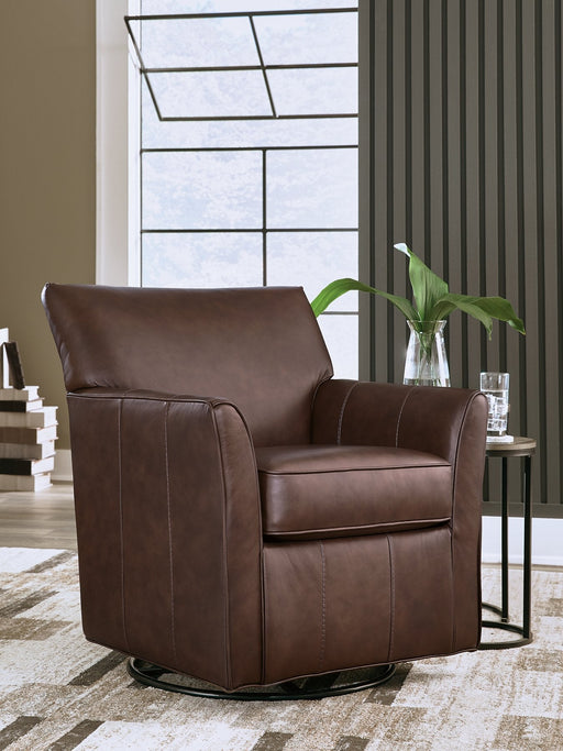 Braydunn Swivel Glider Accent Chair - Dayton Discount Furniture