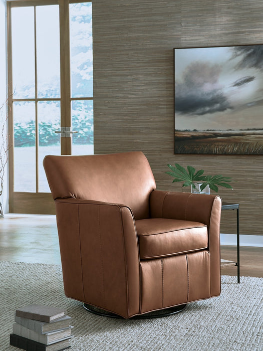 Braydunn Swivel Glider Accent Chair - Dayton Discount Furniture
