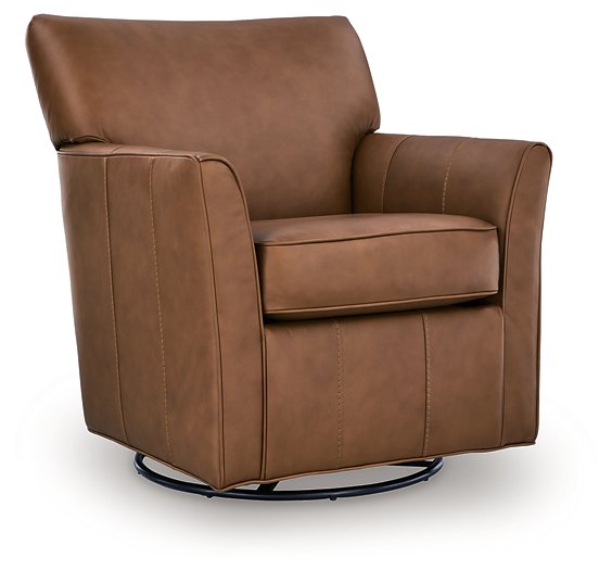 Braydunn Swivel Glider Accent Chair - Dayton Discount Furniture
