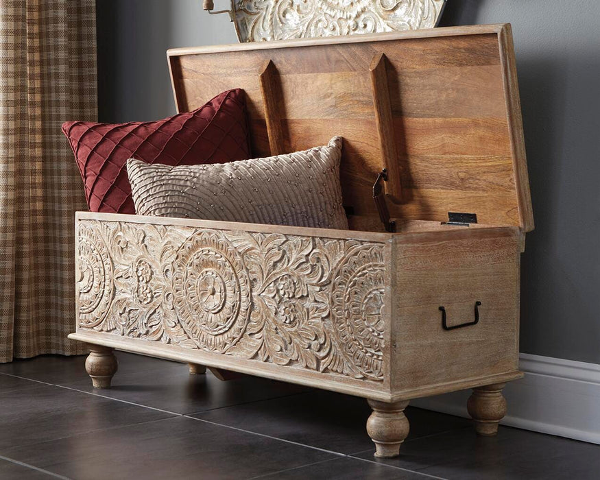 Fossil Ridge Storage Bench - Dayton Discount Furniture