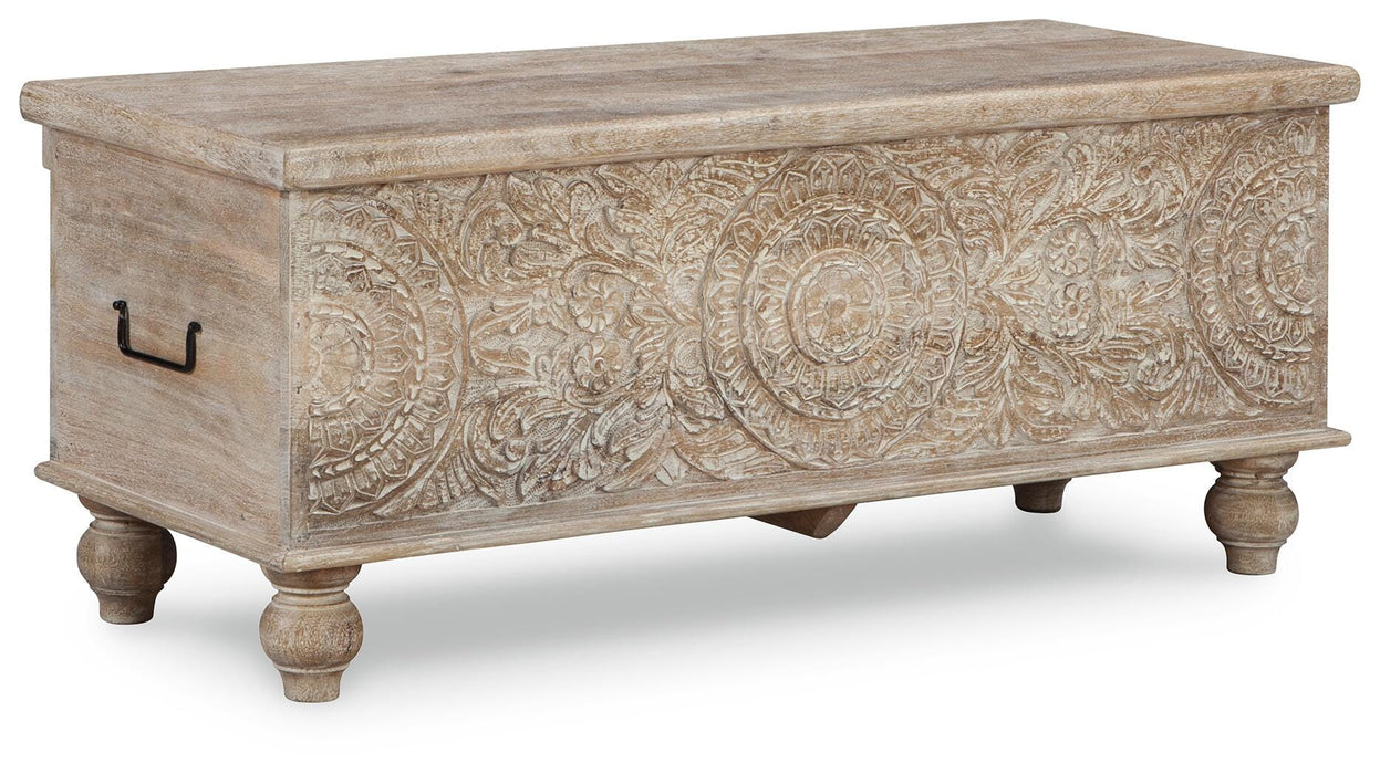Fossil Ridge Storage Bench - Dayton Discount Furniture