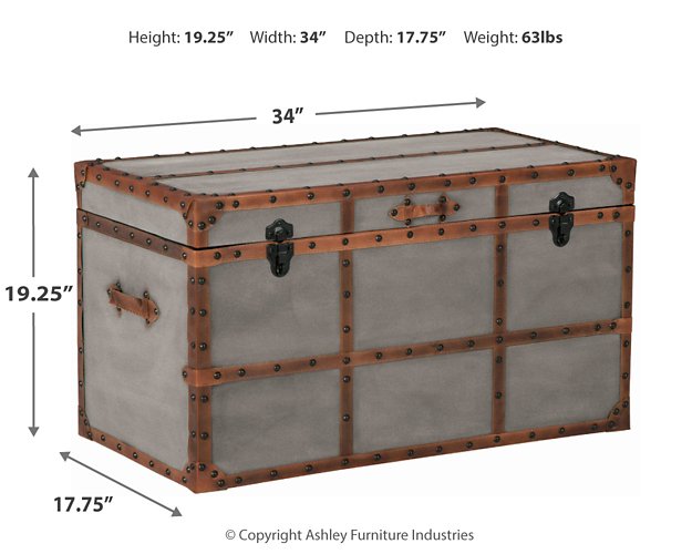 Amsel Storage Trunk Trunk Ashley Furniture