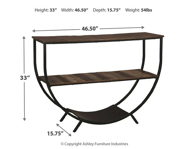 Lamoney Sofa/Console Table Console Ashley Furniture