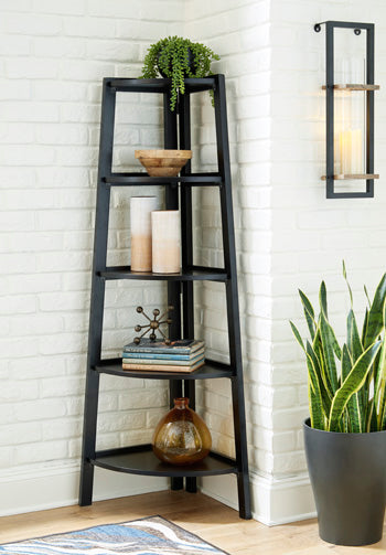 Bernmore Corner Shelf Bookcase Ashley Furniture