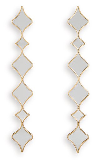 Harriswood Accent Mirror Set (Set of 2) Mirror Ashley Furniture