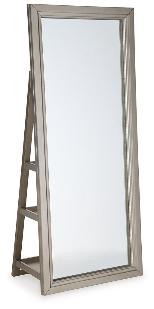 Evesen Floor Standing Mirror with Storage Mirror Ashley Furniture