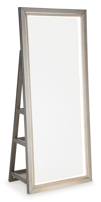 Evesen Floor Standing Mirror with Storage Mirror Ashley Furniture