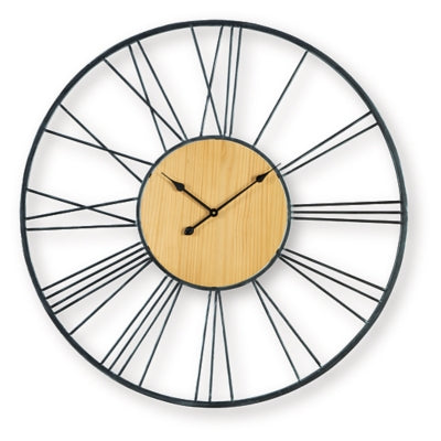 Brockett Wall Clock - Dayton Discount Furniture