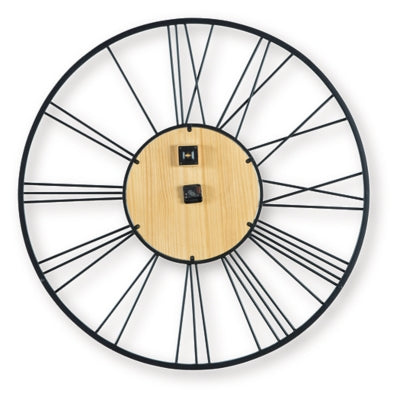 Brockett Wall Clock - Dayton Discount Furniture