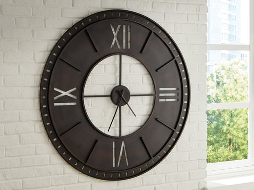 Lytle Wall Clock - Dayton Discount Furniture
