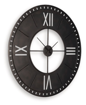 Lytle Wall Clock - Dayton Discount Furniture