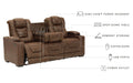 Owner's Box Power Reclining Sofa Sofa Ashley Furniture