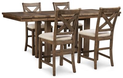 Moriville Counter Height Dining Set - Dayton Discount Furniture