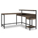 Arlenbry Home Office L-Desk with Storage Desk Ashley Furniture