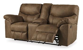 Boxberg Reclining Loveseat with Console Loveseat Ashley Furniture