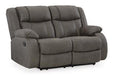 First Base Reclining Loveseat Loveseat Ashley Furniture