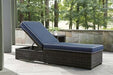 Grasson Lane Chaise Lounge with Cushion Outdoor Seating Ashley Furniture