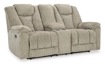 Hindmarsh Power Reclining Loveseat with Console Loveseat Ashley Furniture