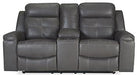 Jesolo Reclining Loveseat with Console Loveseat Ashley Furniture