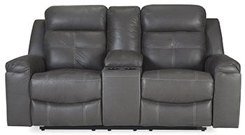 Jesolo Reclining Loveseat with Console Loveseat Ashley Furniture