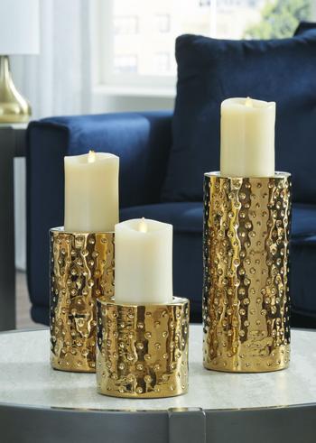 Marisa Candle Holder (Set of 3) Candle Holder Ashley Furniture