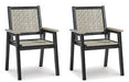 Mount Valley Arm Chair (set Of 2) Outdoor Dining Chair Ashley Furniture