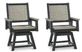 Mount Valley Swivel Chair (Set of 2) Outdoor Dining Chair Ashley Furniture