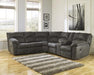 Tambo 2-Piece Reclining Sectional Sectional Ashley Furniture