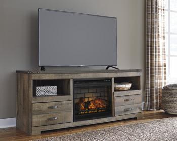 Trinell 63" TV Stand with Electric Fireplace TV Stand Ashley Furniture