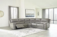 Dunleith Power Reclining Sectional Sectional Ashley Furniture