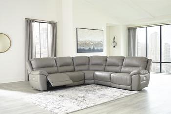 Dunleith Power Reclining Sectional Sectional Ashley Furniture