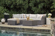 Cherry Point 4-piece Outdoor Sectional Set Outdoor Seating Set Ashley Furniture