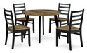 Blondon Dining Table and 4 Chairs (Set of 5) Dining Table Ashley Furniture