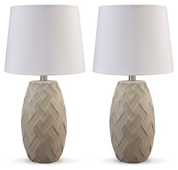 Tamner Table Lamp (Set of 2) Table Lamp Pair Ashley Furniture