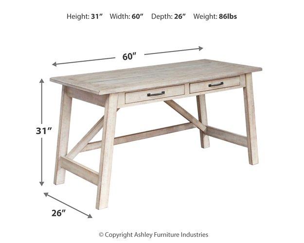 Carynhurst 60" Home Office Desk Desk Ashley Furniture