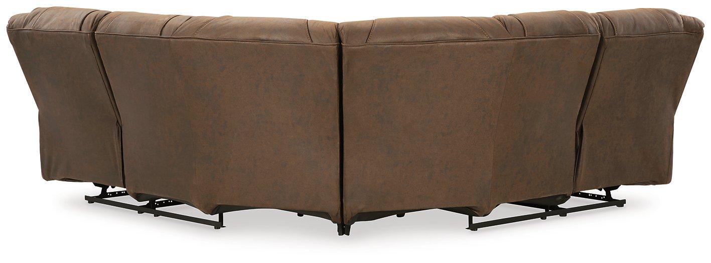 Trail Boys 2-Piece Reclining Sectional Sectional Ashley Furniture