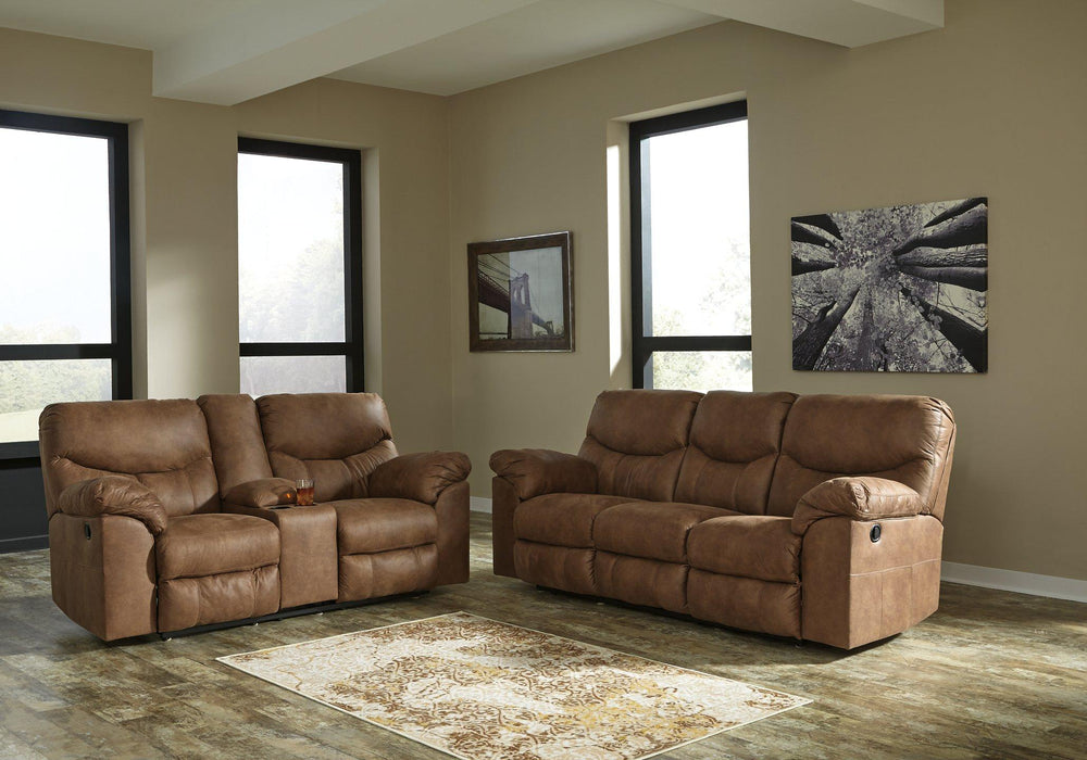 Boxberg Reclining Loveseat with Console Loveseat Ashley Furniture