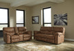 Boxberg Reclining Loveseat with Console Loveseat Ashley Furniture