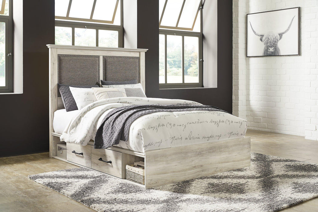 Cambeck Upholstered Panel Storage Bed Bed Ashley Furniture