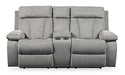 Mitchiner Reclining Loveseat with Console Loveseat Ashley Furniture