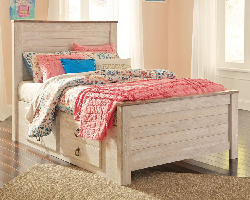 Willowton Bed with 2 Storage Drawers Bed Ashley Furniture