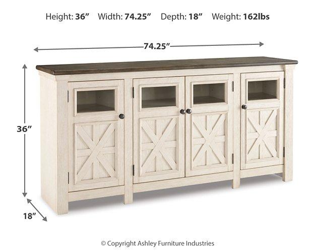 Bolanburg 74" TV Stand TV Stand Ashley Furniture